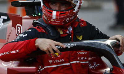 Leclerc firmó en Bakú 4ª 'pole' consecutiva