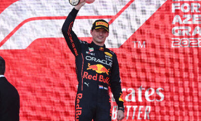 Verstappen conquistó GP de Azerbaiyán