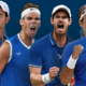 Novak Djokovic, Rafael Nadal, Andy Murray y Roger Federer