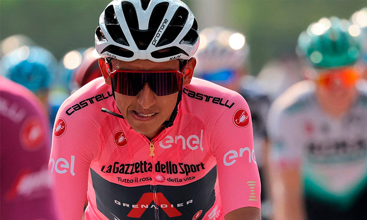Egan Bernal en el Giro de Italia
