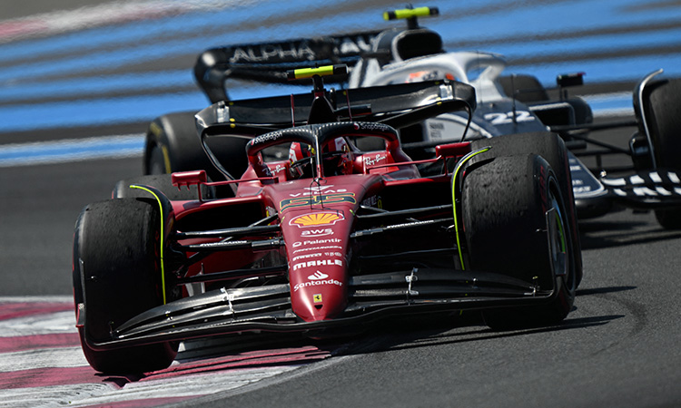 Carlos Sainz piloto de Ferrari en Francia