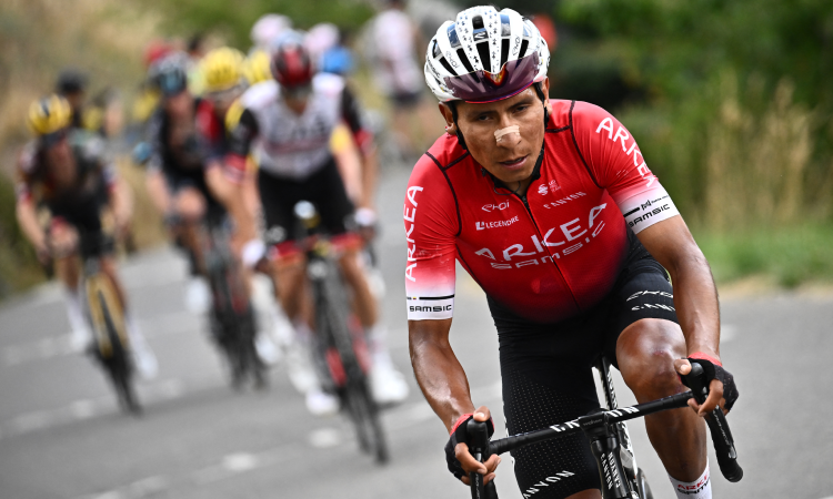 Nairo Quintana, ciclista boyancense del equipo Arkéa