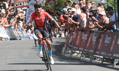 Santiago Buitrago corriendo en la Vuelta a Burgos 2022