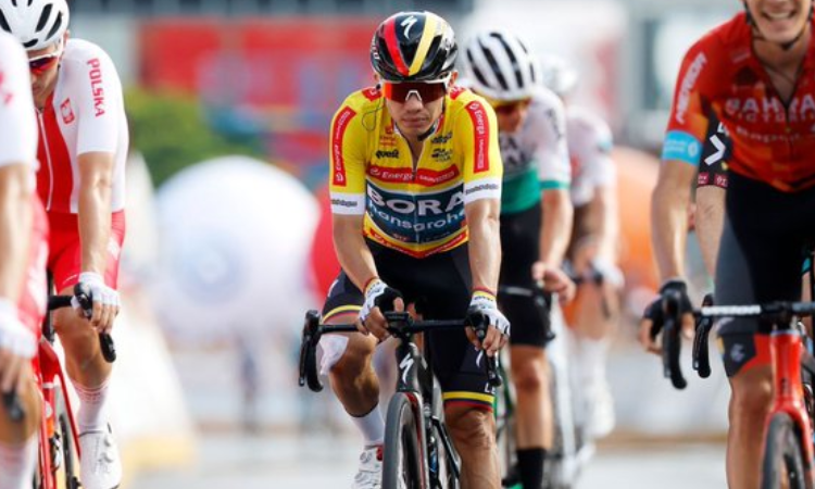 Sergio Higuita, ciclista colombiano del equipo Bora