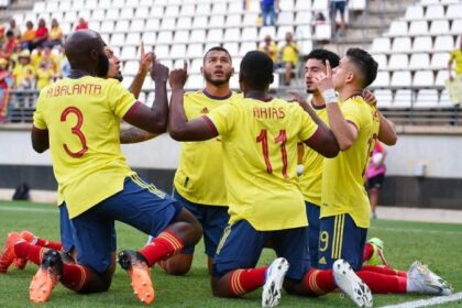 Jugadores de la Selección Colombia