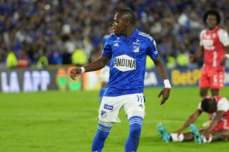 Jugador de Millonarios Andrés Gómez