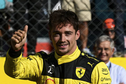 Piloto de Ferrari Leclerc