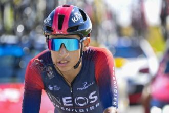 Ciclista colombiano Egan Bernal