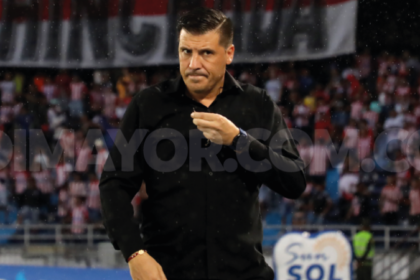 Juan Cruz Real. entrenador del Junior de Barranquilla
