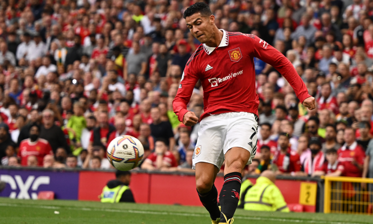 Cristiano Ronaldo, futbolista del Manchester United