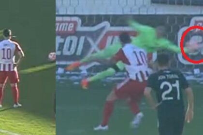 James Rodríguez falló un penal con Olympiacos en el partido contra OFI Crete