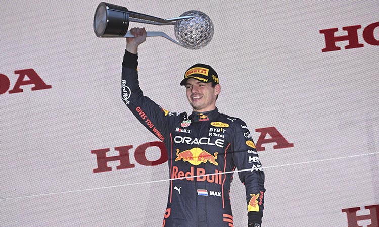 Max Verstappen se coronó campeón del mundo de la Fórmula 1 al ganar el GP de Japón