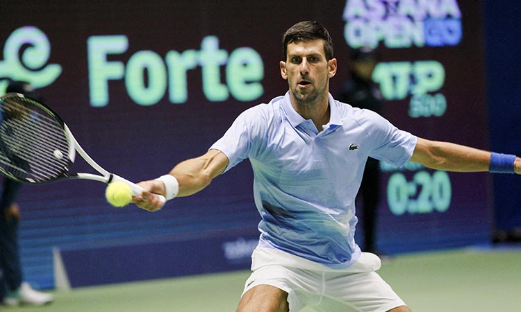 Novak Djokovic derrotó a Tsitsipas y se quedó con el título del Astaná 2022