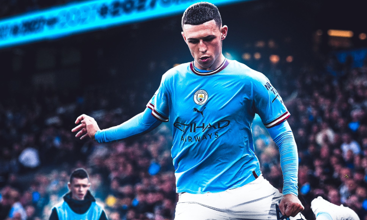Phil Foden, extremo del Manchester City