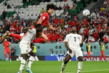 El partido entre Corea del Sur y Ghana finalizó 2-3 a favor del equipo africano