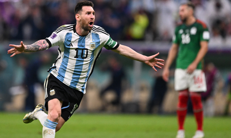 Lionel Messi, futbolista de la Selección Argentina