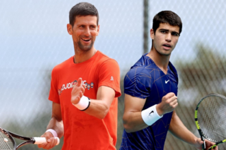 Carlos Alcaraz y Novak Djokovic