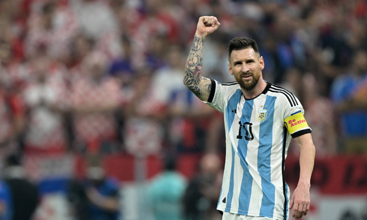 Lionel Messi, futbolista de la Selección Argentina