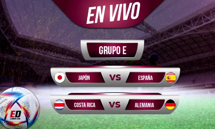 Fecha 3 Mundial de Catar Grupo F: Japón VS España y Costa Rica VS Alemania