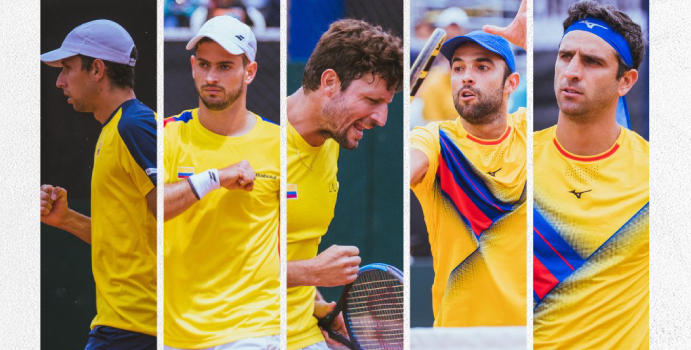 Colombia has confirmed the names of the tennis players who will face the United Kingdom