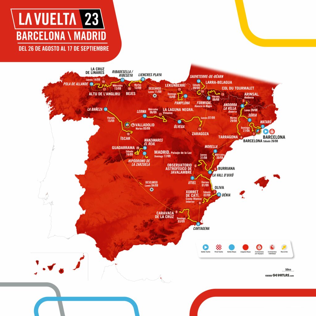 Recorrido Vuelta a España 2023
