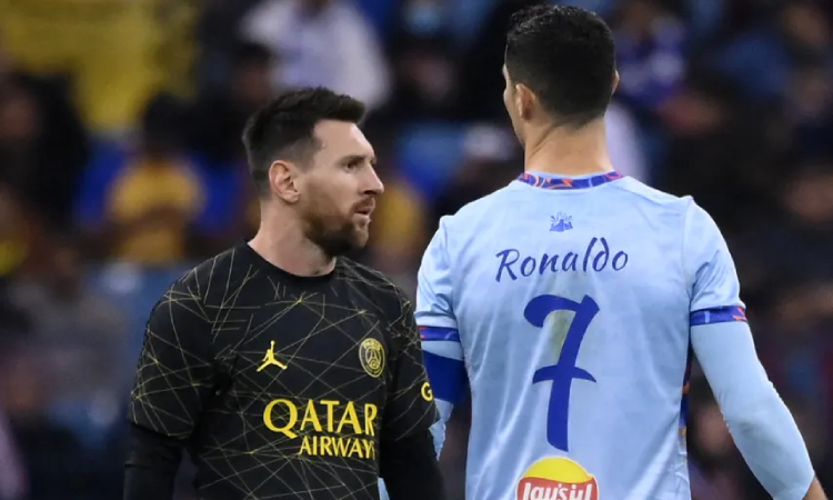 Lionel Messi le ganó el duelo a Cristiano Ronaldo en Arabia Saudita