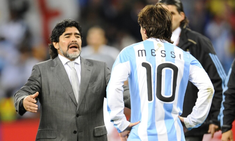 "Me hubiera gustado que Maradona me diera la Copa": Lionel Messi
