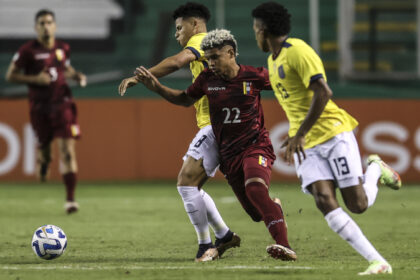 Venezuela se impuso a Ecuador en el Sudamericano Sub-20