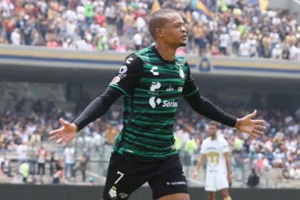 Harold Preciado anotó gol con Santos Laguna contra Juárez