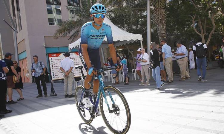 Harold Tejada se metió al Top 10 del Tour del Omán 2023