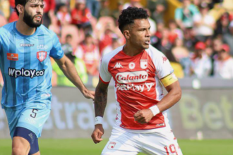 Wilson Morelo, delantero de Independiente Santa Fe