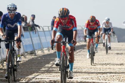 Santiago Buitrago ocupó la tercera posición en la etapa 2 de la Vuelta a Andalucía