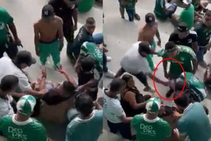 A un hincha del Cali le robaron el celular en plena tribuna y casi lo linchan