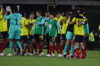 Selección Colombia Sub-20 goleó a Murcia en España