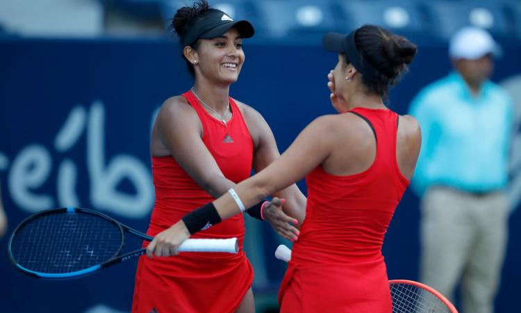 Yuliana Lizarazo y María Pérez, tenistas que representa a Colombia en la WTA