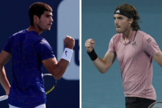 Carlos Alcaraz y Stefano Tsitsipas, finalistas del ATP Barcelona