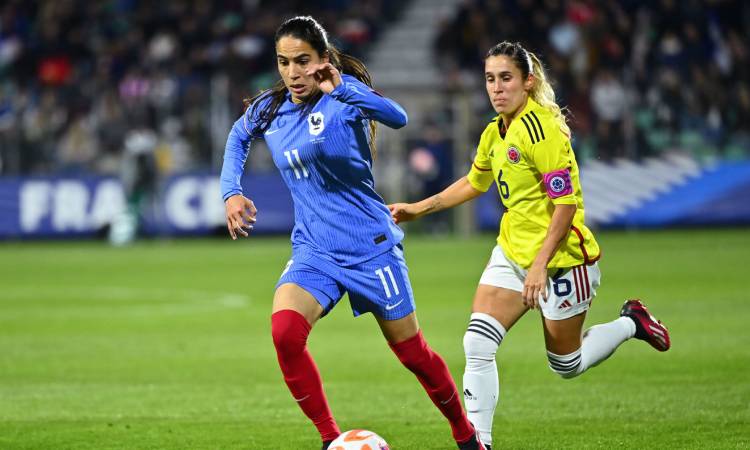 Francia le remontó el partido a Colombia y ganó 5-2