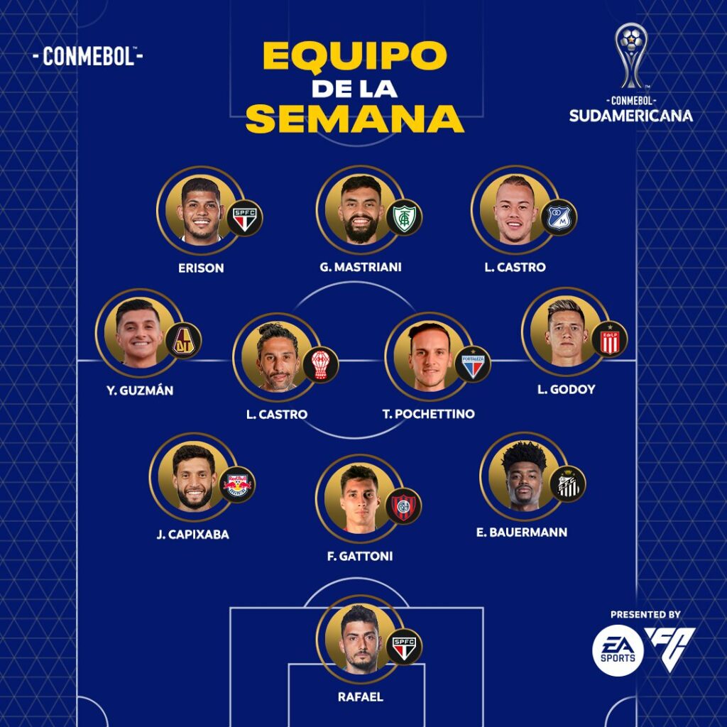 Castro Guzmán once ideal fecha 1 Sudamericana