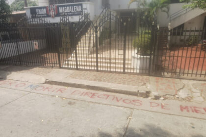Hinchas de Unión Magdalena vandalizaron la sede del club
