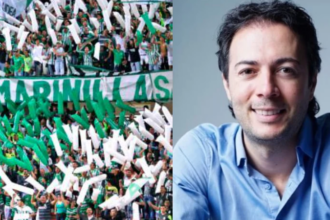 Daniel Quintero e hinchas de Atlético Nacional