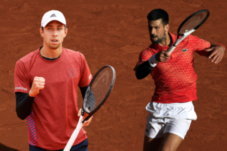 Daniel Galán y Novak Djokovic