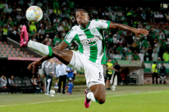 Andrés Felipe Román. lateral de Atlético Nacional de Medellín