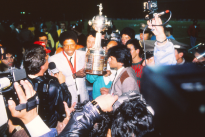 Francisco Maturana tras consagrarse campeón de la Copa Libertadores 1989