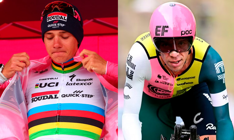 Rigoberto y Evenepoel se retiraron del Giro por Covid-19