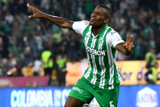 Andrés Felipe Román, lateral de Atlético Nacional de Medellín