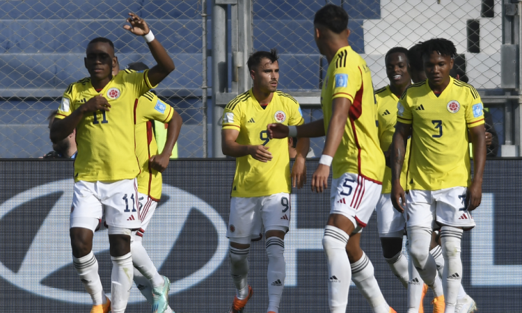 Jugadores de la Selección Colombia Sub-20