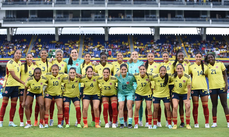Jugadoras de la Selección Colombia