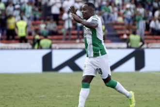 Dorlan Pabón, futbolista de Atlético Nacional de Medellín