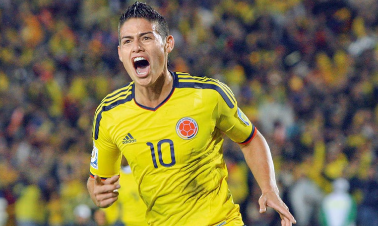 James Rodríguez, futbolista de la Selección Colombia