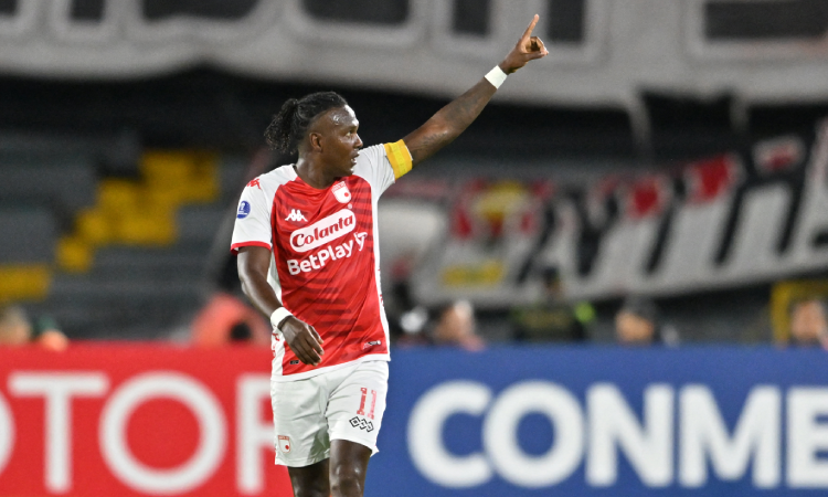 Hugo Rodallega, futbolista de Independiente Santa Fe